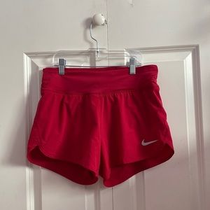 Nike Dri-Fit Pinkish-Red Eclipse Running Shorts